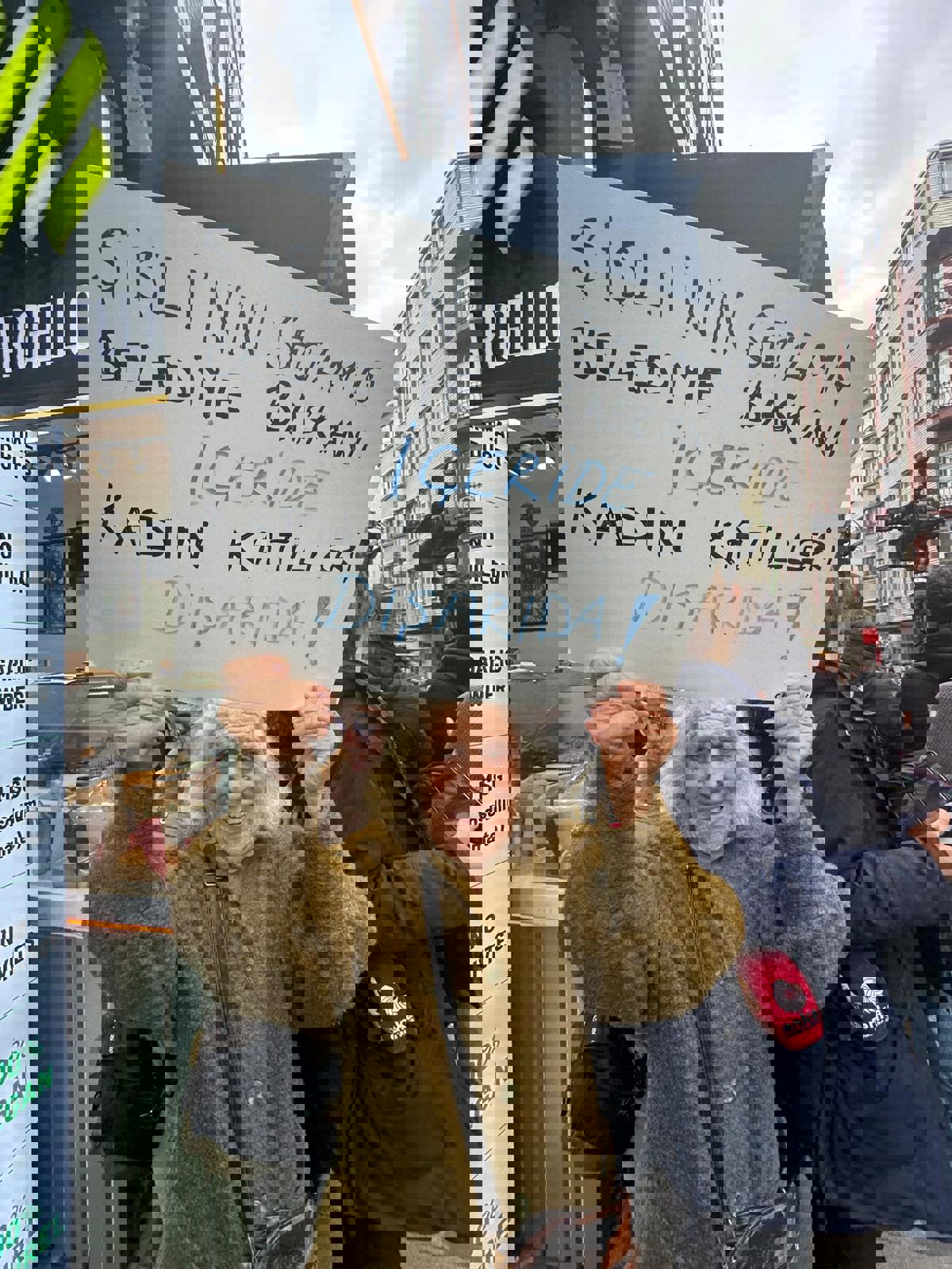 Kadın cinayetlerine dikkat çeken eylem